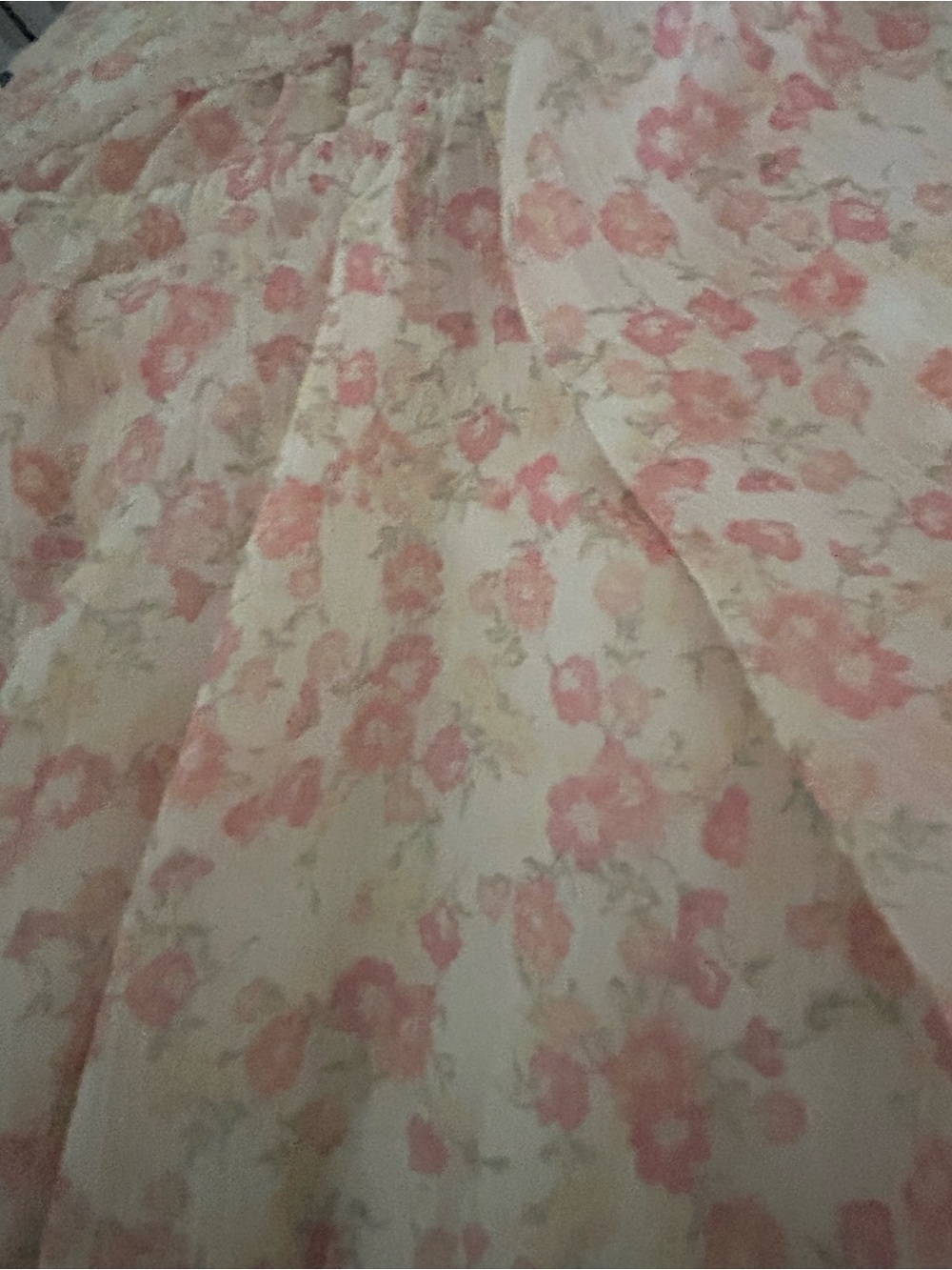 Boho Liberty Floral Sheer Mini Dress with Smocked Waist - Picture 4 of 6
